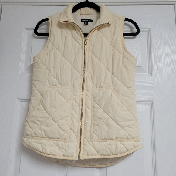 J.crew Mercantile Quilted Zip Up Vest . - Picture 1 of 9